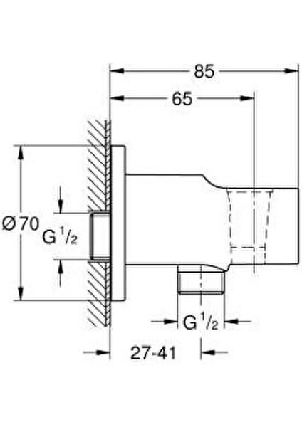Relexa Duş Çıkış Dirseği El Duş Askılı - 28628001 fırsatları