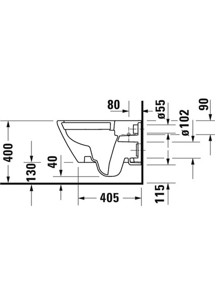 D-Neo Rimless Asma Klozet Seti