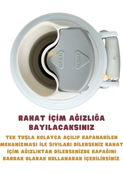650ML Lisanslı Çift Katlı Paslanmaz Çelik Termos 8 Saat Sıcak Soğuk Kutulu fırsatları