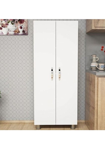 Ahsen Tamamı Mdf Çok Amaçlı 4 Bölmeli Mutfak Banyo Dolap Kitaplık
