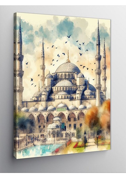 Kanvas Tablo Sultanahmet Camii 100X140 cm
