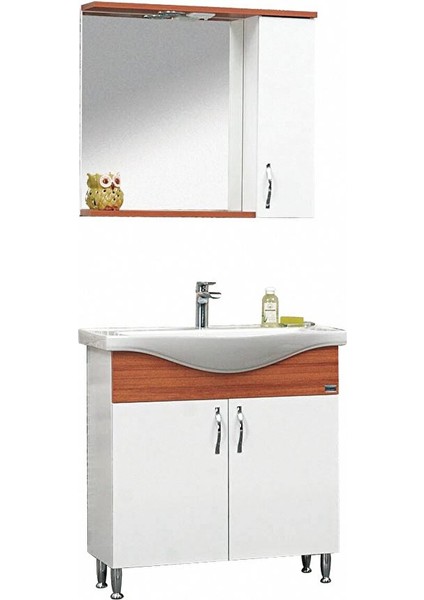 Petra Banyo Dolabı Teak 80 cm