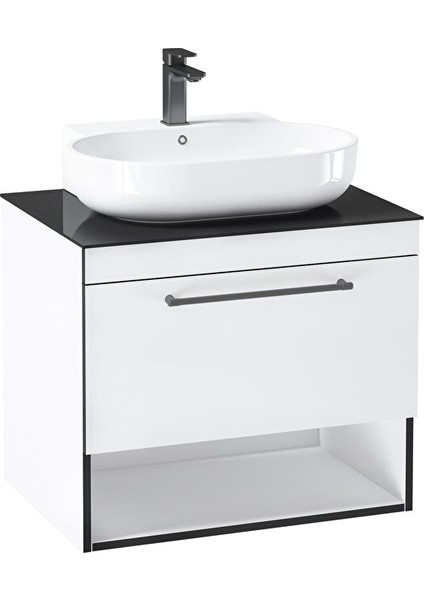 Knidos 90 cm Beyaz Banyo Dolabı Takımı fiyatları