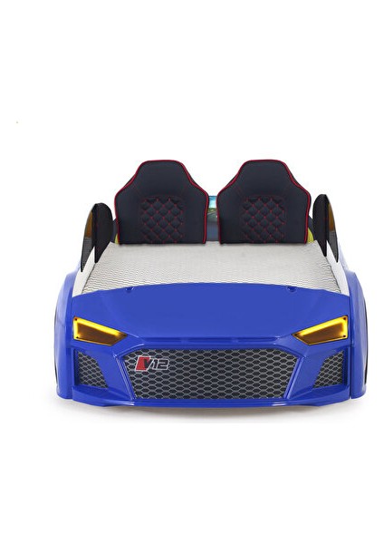 Mavi Arabalı Yatak V12 Audi Full Ledli Kumandalı ve Müzikli fırsatları