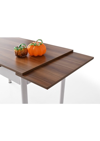 Smart Masa ve Smart Sandalye Takimi, Cevi̇z Beyaz, 110X70