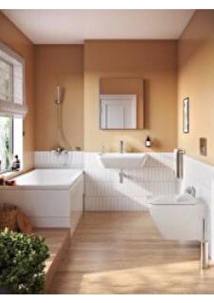 Root Square Banyo Bataryası Krom A42737 Beyaz fırsatları