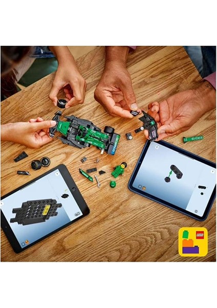 77245 Speed Champions Aston Martin Aramco F1 AMR24 Yarış Arabası modelleri