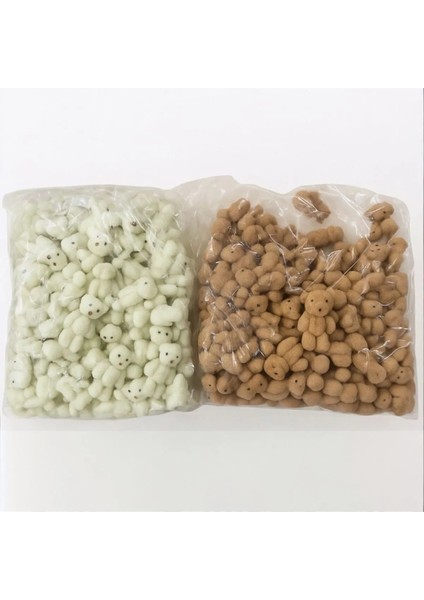 Peluş Mini Ayıcık Süsleme 10 Adet