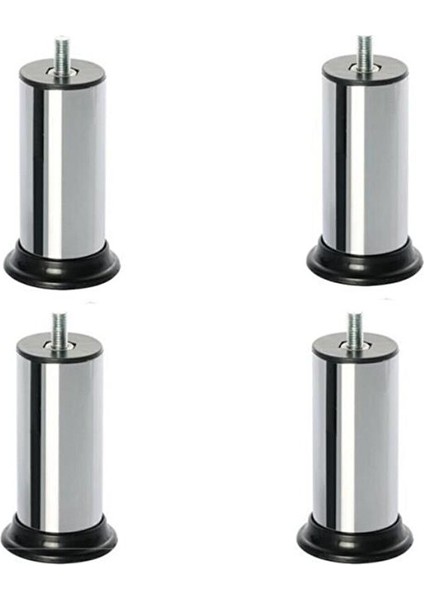 Robot Süpürge Uyumlu Koltuk Baza Ayağı Metal Civatalı Metrik Diş 10MM (4 Adet) 10 cm