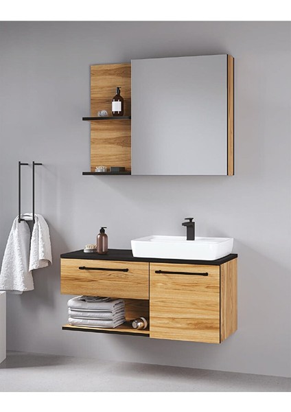 Turkuaz Duru Etajerli Lavabo 50*40 Cm,denko Piramit 90 Alt Modül modelleri