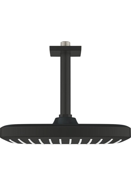 Tempesta 250 Cube Tepe Duşu Seti 142 Mm, Tek Akışlı Mat Siyah - 266882430