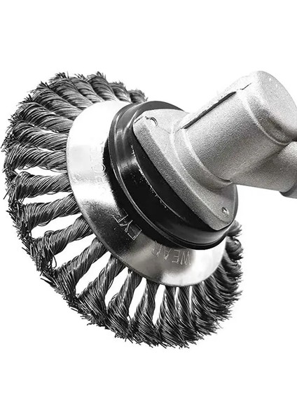 8 Inç Tırpan Tel Başlığı Güçlü Çelik Tel Yabani Ot ve Çalı Kesme Aparatı Evrensel Uyumlu