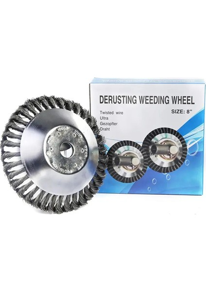 8 Inç Tırpan Tel Başlığı Güçlü Çelik Tel Yabani Ot ve Çalı Kesme Aparatı Evrensel Uyumlu fiyatları