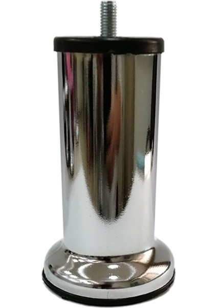Baza Ayağı Koltuk Ayağı Kanepe Ayağı Mobilya Ayağı Krom 12 cm 3/8" Kalın Dişli