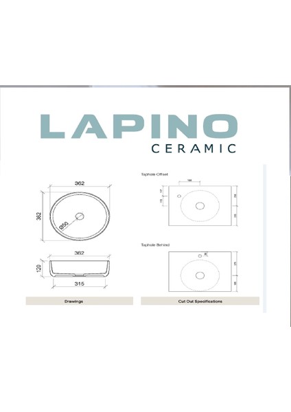Lapino Ceramic Bold 6736 fiyatları