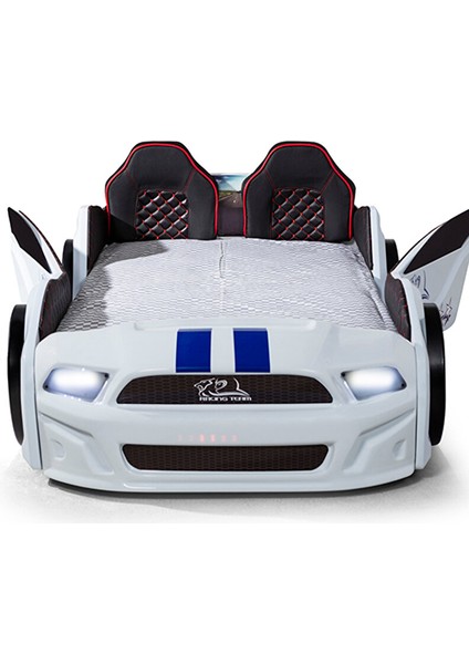 Arabalı Yatak Kapıları Açılan Mustang Full Ledli Kumandalı ve Müzikli fiyatları