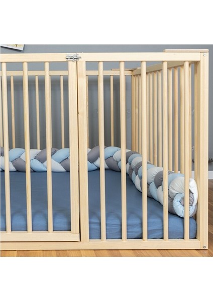Montessori Yatak Çocuk Yatağı Doğal Ahşap Yatak 120X200 cm modelleri