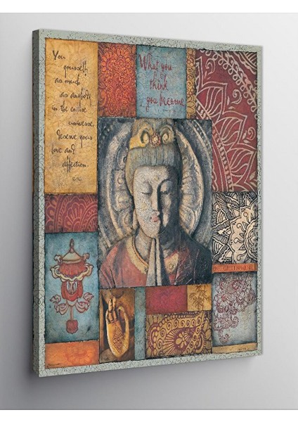 Kanvas Tablo Buda Heykeli