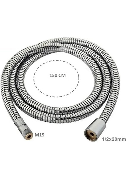 Lüx Spralli̇ Evye |berber Batarya Hortumu 1/2K-M15 150 cm modelleri