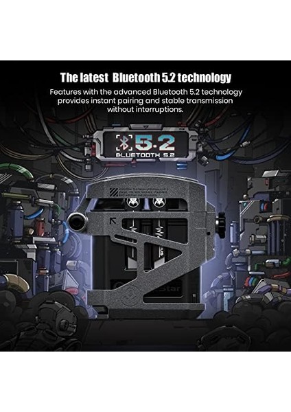 Gravastar Kablosuz Kulaklıklar Sirius P5,stereo Sesli Bluetooth Kulak Içi Kulaklıklar,4 Rgb IŞIKLAR,40H Oynatma,net Çağrı Için Enc,bluetooth 5.2,ıpx4,destek Çok Noktalı Bağlantı fiyatları