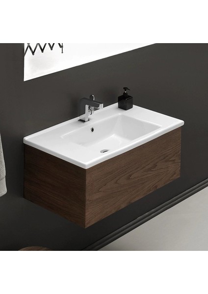 Turkuaz Cerastyle Arte Etajer Uyumlu Lavabo 85*45 cm fiyatları