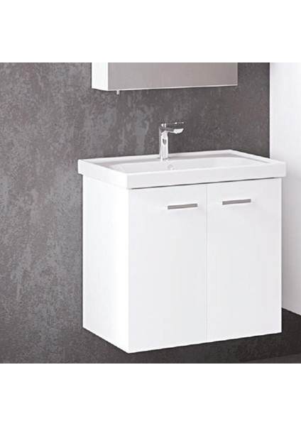 Denko Terra 60 cm Mdf Beyaz Banyo Dolabı Takımı ve Boy Dolabı fiyatları