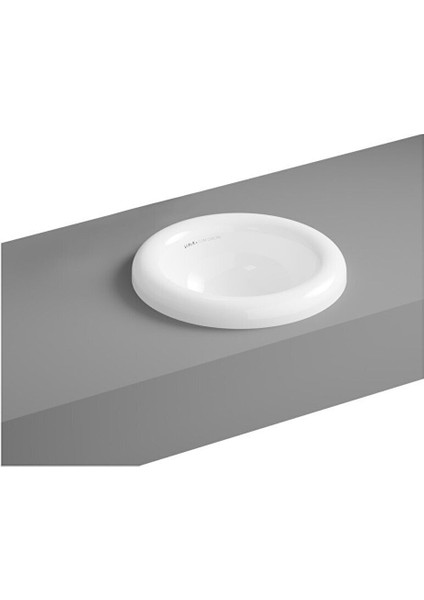 Liquid 7311B403-0016 Tezgahüstü Lavabo, 40 Cm, Beyaz