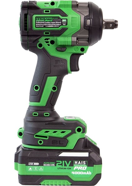 Haispro Profesyonel Darbeli Somun Sıkma 850 Nm 21 V