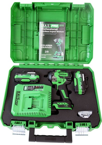 Haispro Profesyonel Darbeli Somun Sıkma 850 Nm 21 V