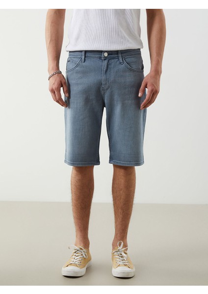 Yeni Sezon Slim Fit Erkek Jean Sort - S5K968Z8 fiyatları