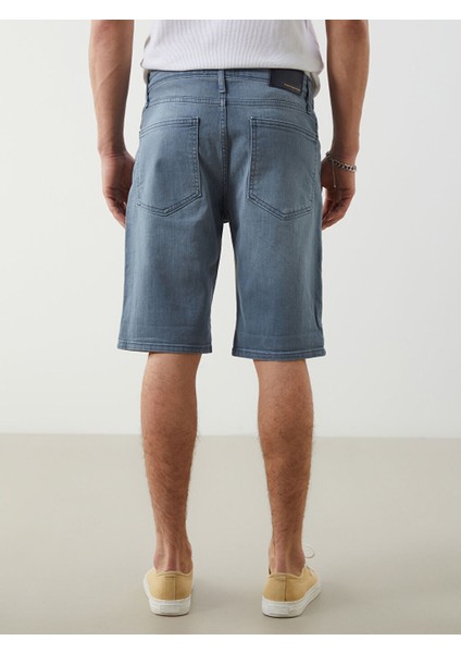 Yeni Sezon Slim Fit Erkek Jean Sort - S5K968Z8 fırsatları