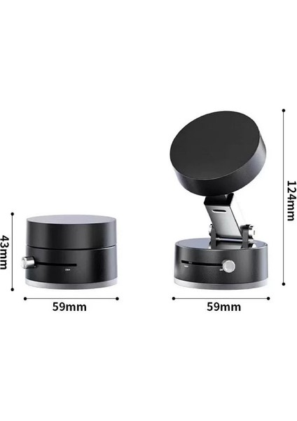 360° Dönebilen Vakumlu Mıknatıslı Telefon Tutucu | Manyetik Araç Tutacağı | Ayarlanabilir Stand, Güçlü Tutuş, Taşınabilir Tasarım fiyatları