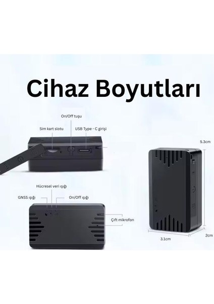 ML100G Mini 4G Kişisel GPS Takip Cihazı – Çocuk, Yaşlı ve Evcil Hayvan Takibi