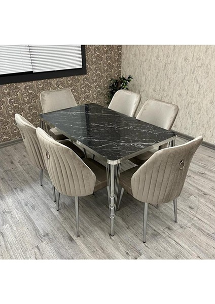 Mutfak Masası Takımı,6 Kişilik Mutfak Masa Takımı Orma Takım modelleri