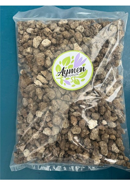 2 Adet 8-16 mm Ponza Taşı - Tarım Pomzası 5 Lt Paket - 5 Litre Volkanik Ponza Taşı 10 Litre modelleri