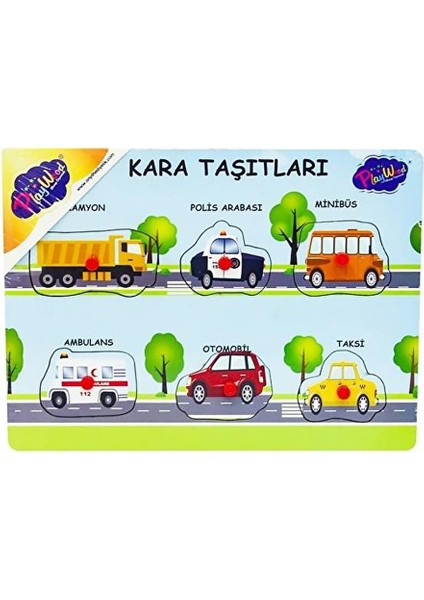 Playwood Ahşap Tutmalı Kara Taşıtları ONY147/148