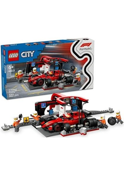 City Ferrari Arabalı F1 Pit Stop ve Pit Ekibi 60443