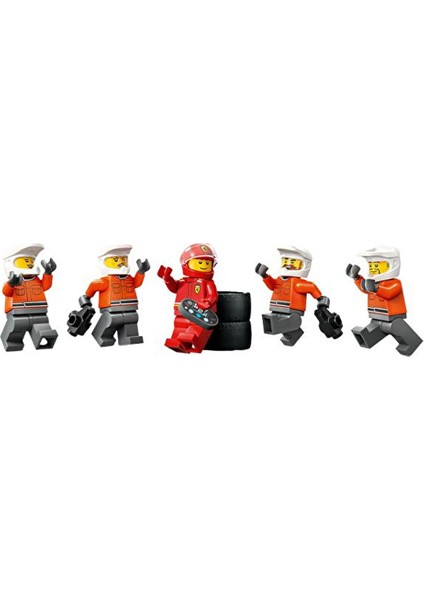 City Ferrari Arabalı F1 Pit Stop ve Pit Ekibi 60443 fırsatları