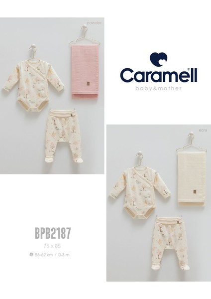 My Baby Kumsal Coton Body & Pantolon & Muslin Battaniye 3 Lü Basic Set 2187