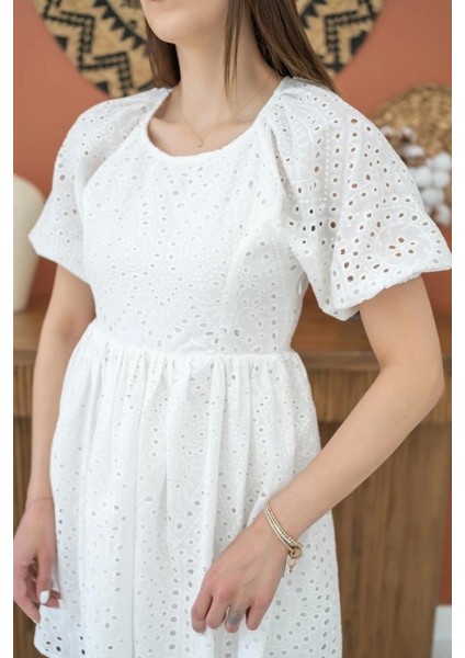 Beyaz Fisto Elbise modelleri