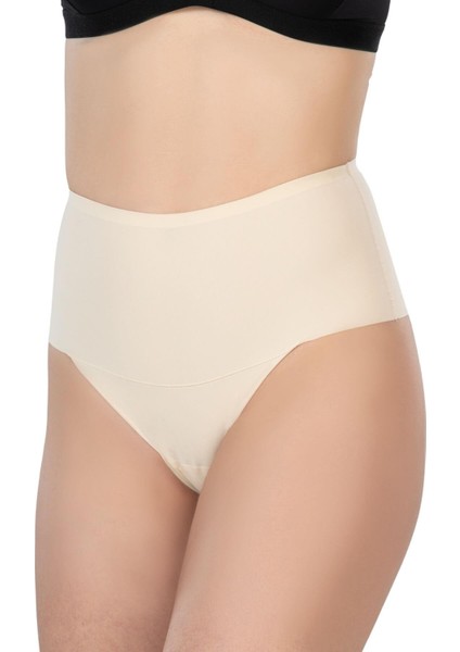 Özel Ten Mi 2806 Lazer Kesim Yüksek Bel Iz Yapmaz String Fırsat!!!
