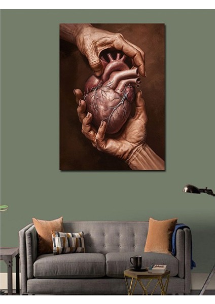 Kanvas Tablo Tüm Kalbim Senindir 70X100 cm fiyatları
