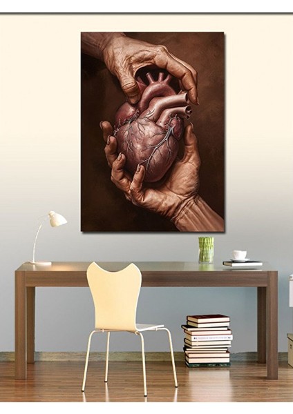 Kanvas Tablo Tüm Kalbim Senindir 70X100 cm modelleri