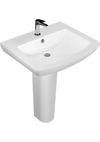 Plaza Lavabo 60 cm plz 1701, Kolon Ayak (Tam Ayak) Plz 1702