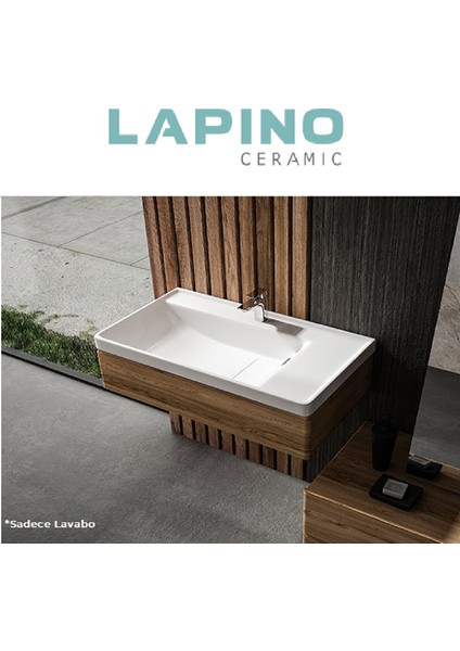 Lapino Ceramic Quattro 8060 - 60 cm Dolap Uyumlu Lavabo fiyatları