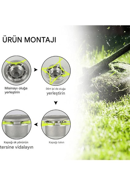 Tırpan Alüminyum Örümcek Başlık (Tüm Modellere Uygun)