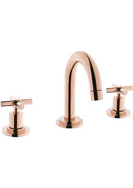 Juno A4086126 Lavabo Bataryası, 3 Delikli Lavabolar Için, Bakır