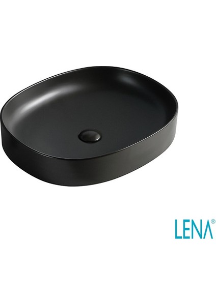 Tezgahüstü Lavabo (Mat Si̇yah) EY-4712MS