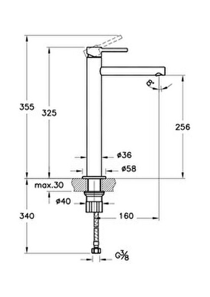 Origin Lavabo Bataryası Parlak Bakır-Çanak A4255826 Beyaz fırsatları