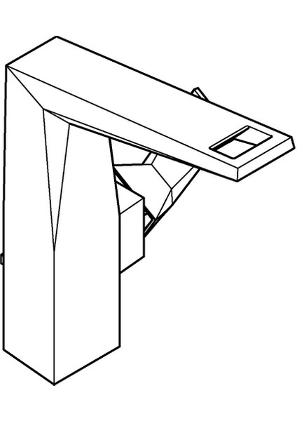 Allure Brilliant Tek Kumandalı Lavabo Bataryası 1/2" L-Boyut - 24344000 modelleri